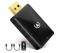 Adaptador inalámbrico Android Auto & Carplay,Stick inalámbrico 2 en 1 Convierte Android Auto/Carplay por Cable a inalámbrico para Coches,WiFi 5GHz