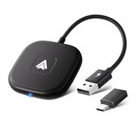 Adaptador inalámbrico Android Auto, Dongle Android Auto Wireless para Android Car Stereo con OEM con Cableado Android Auto, Adaptador Wireless Android Auto Compatible con el 98% de los Coches