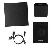 Adaptador inalámbrico automático para BMW 2019 y posteriores compatible con Play Store APK Manager 4G Hotspot 2.4G/5GHz Wi-Fi GPS y función CAST