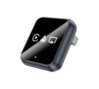 Adaptador Inalámbrico Carplay con Inteligencia Artificial, Airplay, Android Auto, 3 en 1, USB, con Cable, Carplay A Inalámbrico B