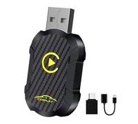 Adaptador inalámbrico CarPlay , inalámbrico CarPlay, Convierte CarPlay con cable a inalámbrico, Adaptador inalámbrico Plug and Play Car Play para coches después de 2016, Compatible con iPhone iOS 10+