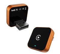 Adaptador Inalámbrico CarPlay - Naranja: Conversión de Cable a Inalámbrico, Conectividad Inteligente para el Coche