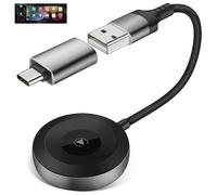 Adaptador inalámbrico CarPlay para iPhone 16e 16 Pro Max Plus 15 14 13 12 SE 3,Converts Wired to para i-Phone Wireless Carplay Cable Adaptador para iPhone iOS 10+ Dongle Plug and Play Car Play