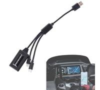 Adaptador inalámbrico CarPlay para motocicleta compatible con Harley 121 CVO Touring, 2023 CVO 2024 Street Glide, Road Glide Special, Plug and Play