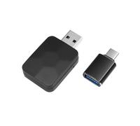 Adaptador inalámbrico CarPlay y Android Auto 2 en 1 para coche, WiFi inteligente, para convertir el cableado de fábrica en inalámbrico.