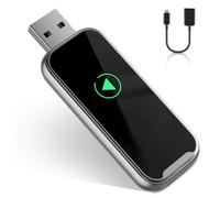 Adaptador inalámbrico CarPlay y Android Auto, convierte conexión cableada a inalámbrica, con adaptador USB-A a tipo C, compatible con iOS 10+ y Android 10.0+, coches a partir de 2016