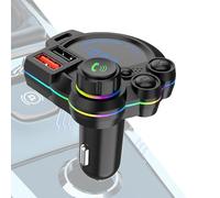 Adaptador inalámbrico de Radio de Coche, Soporte USB de Doble Puerto, Adaptador de Radio de Llamadas inalámbricas para Coche, para, camión, sedán, Viajes, Salidas Familiares