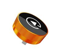 Adaptador inalámbrico genérico - 3 x 3 x 2,4 cm compacto de aluminio aleación para audio y vídeo | Converts Wired Connections to Wireless | Support Phone Music, Calls | Silver Gold Orange
