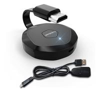 Adaptador inalámbrico HDMI Dongle, Miracast HDMI Dongle, 4K 1080P HD WiFi Display Dongle - Compatible con iOS/Windows/Android/iPhone/Mac/DLNA/Airplay/Miracast/Proyector