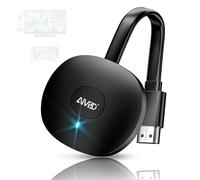 Adaptador inalámbrico HDMI, SOCLLLife HD Dongle HDMI Inalámbrico para TV,Dongle Adaptador WiFi Miracast,compatible con Android/i*OS/Windows/Mac OS/portátiles/tabletas,PC/monitores HDTV/proyectores,16"