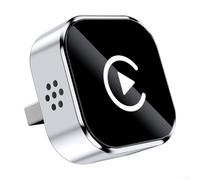 Adaptador inalámbrico para CARPLAY, dongle USB 2 en 1 para Android Auto, conexión rápida 5.0, caja de metal (C)