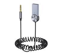 Adaptador Inalámbrico para Coche | Transmisor De Audio para Automóvil | Accesorio De Interior con Cancelación De Ruido para Viajes Largos Y De Negocios