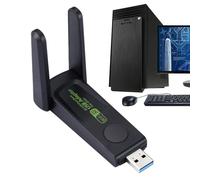 Adaptador inalámbrico USB: acceso rápido a la red, amplia cobertura de señal, diseño de hardware compacto, configuración de conexión sencilla | Inicio Expansión de Internet Viajes Conectividad Strea