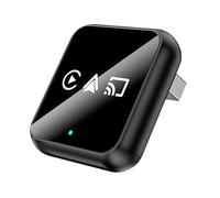 Adaptador inalámbrico USB para coche, accesorios de audio para vehículos, convertidor de espejo de pantalla automática, para camiones, sedanes, SUV, caravanas, viajes diarios, ciudad, conducción