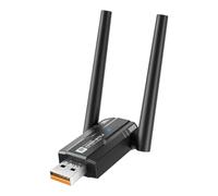 Adaptador inalámbrico USB WiFi 6 con Bluetooth 5.4 para PC de 900 Mbps, doble antenas 5G/2.4G, adaptador WiFi para computadora de escritorio, portátil, Windows 11/10/8/7/Vista/XP, adaptador