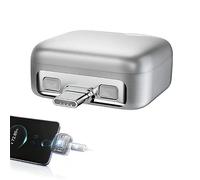 Adaptador inteligente de carga de parada automática, protector de cable de carga rápida de apagado automático de 140 W, evita el envejecimiento de la batería y prolonga la vida útil del equipo