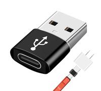 Adaptador - Interfaz 1 tipo C Especificación, componente de puerto hembra integrado, función de conexión reversible, acabado gris | Convertidor de enchufe para teléfono y equipos