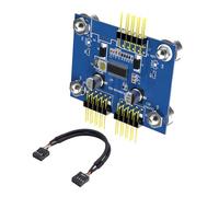 Adaptador interno doble USB 2.0 de 9 pines con chip amplificador, compatible con computadoras, actualizaciones de trabajo, placas base, expansor de puerto USB