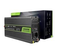 Green Cell INV10 adaptador e inversor de corriente Auto 2000 W Negro