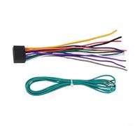 Adaptador ISO hembra a 16 pines para Kenwood ISO hembra a 16 pines | Conector ISO de 16 pines, compatible con Kenwood, fácil montaje, plug and play