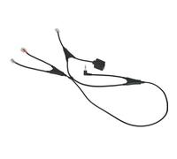 Adaptador Jabra 14201-36 inalámbrico con Bluetooth para teléfonos Alcatel negro