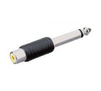 Adaptador Jack 6.35 mm (Macho Mono) RCA (Hembra)