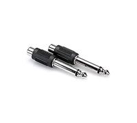 Adaptador Jack de Audio de 6,35 mm Macho Mono a RCA Hembra Jack Adaptador de Audio Toma Conector para Auriculares Micrófono