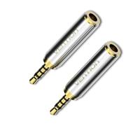 Adaptador Jack Vention VAB-S02/ Jack 2.5 Macho - Jack 3.5 Hembra/ Plata