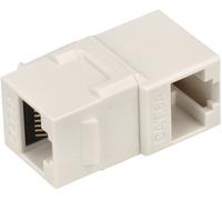 Adaptador Keystone RJ45 Cat.6A FTP hembra a hembra en ángulo 90º (blanco) - NIMO