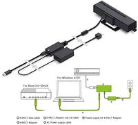 Adaptador Kinect para Xbox One S Xbox One X y conectar a PC Sensor Kinect 2.0 de Windows 8 / Windows 8.1 / Windows 10 Sistema de fuente de alimentación del adaptador (nueva versión 2020)