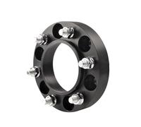 Adaptador Kit Ensanchamiento Coche Adaptador Cubo Espaciador Rueda Aluminio 2 Piezas Para Land Para Cruiser PCD 6X139.7 CB 95.1 M14X1.5 2022-2025(2PC Black 35MM)