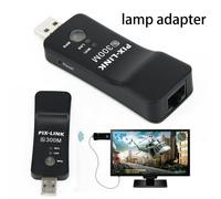 Adaptador LAN para Smart TV, dongle inalámbrico Ethernet WiFi de 300 Mbps RJ45, compatible con televisores y dispositivos de red.