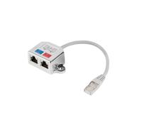 Adaptador Lanberg AD-0026-S 10/100Base-T(X) Cat5e Plata Níquel 1 pieza