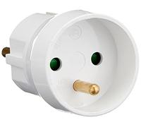 Adaptador Lebenoid EBE310101 Francia/Schuko 16Amperios, Blanco [Clase energética