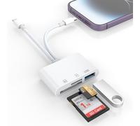 Adaptador Lector de Tarjetas SD, Lector Tarjeta SD para PC USB C, Plug and Play Lector para Cámaras MicroSD, para Computadora/Android Smartphone/Tablet con OTG Función