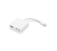 Lenovo Adaptador USB-C a VGA/HDMI 4K/USB 3.0 Blanco