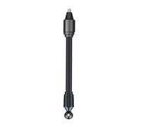 Adaptador ligero de cabeza de bola de 17 mm a tornillo de 1/4 pulgadas para trípodes de rotación de 360 grados y soportes de transmisión en vivo, trípodes ajustables, varilla de extensión de aluminio