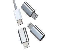 Adaptador Lightning a Tipo C Cargador Accesorios (3 Pack) Conversor USB C Macho to para iPhone Jack Hembra Adapter para iPad Air Mini para Apple 14 13 12 11 Pro MAX 7 8 Plus X SE XS XR Convertidor