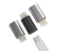 Adaptador Lightning a USB C (3 Pack) Conversor Tipo C Macho to para iPhone Jack Hembra Accesorios Cargador Convertidor para Apple 14 13 12 11 Pro MAX 7 8 Plus X SE XS XR para iPad Air Mini Adapter
