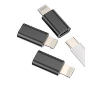 Adaptador Lightning a USB C Accesorios Cargador (3 Pack) Conversor Tipo C Hembra to para iPhone Jack Macho Convertidor para Apple 14 13 12 11 Pro MAX 7 8 Plus X SE XS XR para iPad Air Mini Adapter
