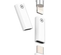 Adaptador Lightning a USB C hembra (2 Pack) para Apple Pencil 1ª generación para iPad Lápiz Cargador Conector Lápiz Carga USB-C Reemplazo Type C Adaptador