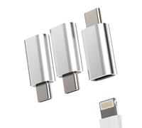 Adaptador Lightning a USB C Jack (3 Pack) para Apple Hembra Cable para iPhone 15 Pro Max Plus para iPad Macbook Air Type C Conector Accesorios Compatible con Samsung Type-c Macho Enchufe Convertidor