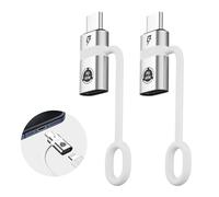 Adaptador Lightning a USB C, PD60W carga rápida y datos USB C a i-OS hembra adaptador compatible con Phone 15/15 Plus/15 Pro, no admite auriculares y funciones OTG, color plata