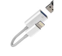 Adaptador Lightning a USB para Apple iPhone 14 13 12 Pro iPad Cable OTG Memoria Fotográfica Lector Tarjetas Jack Teclado Adapter Cámara Externa Reader Card Cámara Memoria Ratón Transferir IP