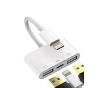 Adaptador Lightning a USB y de Carga OTG 3.0 Stick para iPhone14 13 Cable de Carga Jack para Apple MFI Certified Digital Cámara Tarjeta Teclado Conector Hembra USB-A Lector de Tarjetas