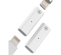 Adaptador Lightning hembra a para Lightning hembra (2 Pack) para Apple Pencil 1ª generación conector para iPad Pro lápiz cargador reemplazo carga accesorios
