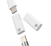 Adaptador Lightning Hembra a Tipo C Hembra (2 Pack) Conversor para Apple Pencil 1 Generacion USB C Cargador Accesorios USB-C Conector Adapter