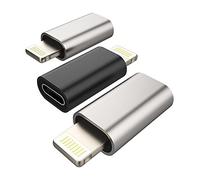 Adaptador Lightning macho a USB C hembra (paquete de 3) cable de carga tipo C convertidor de puerto para Apple MFI para iPhone 14 13 12 11 Pro Max Mini Xs Se X Xr 6 7 8Plus para iPad Air cable de