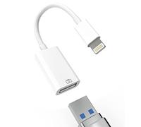 Adaptador Lightning macho a USB hembra OTG cable de sincronización de datos compatible con iPhone 13 11 12pro Max Mini XR X XS 8 7 SE Plus para iPad Air, cámara, mouse 3.0, teclado, hub, conector