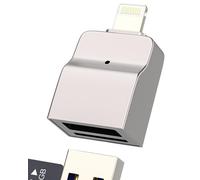 Adaptador Lightning USB 3.0 Lector de tarjetas Micro SD Cable OTG TF Card Reader para Apple iPhone iPad Memoria Foto Cámara Memory Tarjeta Tarjetas Teclado Teléfono Externo Jack Camera
